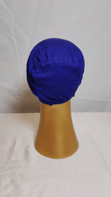 Plain Elastic Cap - Royal Blue